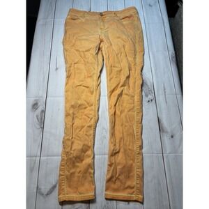 Allen B Whitewashed Orange Skinny Jeans Womens Size 6 Low Rise